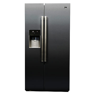 Beko ASP341X American Style Fridge Freezer, A+ Energy Rating, 91cm Wide, Stainless Steel Beko ASP341X American Style Fridge Freezer, A+ Energy Rating, 91cm Wide, Stainless Steel